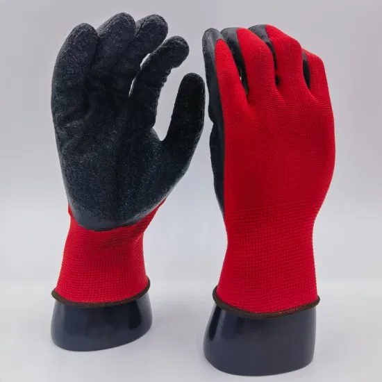 Factory Supply Attractive Price Work Latex Microfoam Spandex + Nylon 13 Gauge Gloves