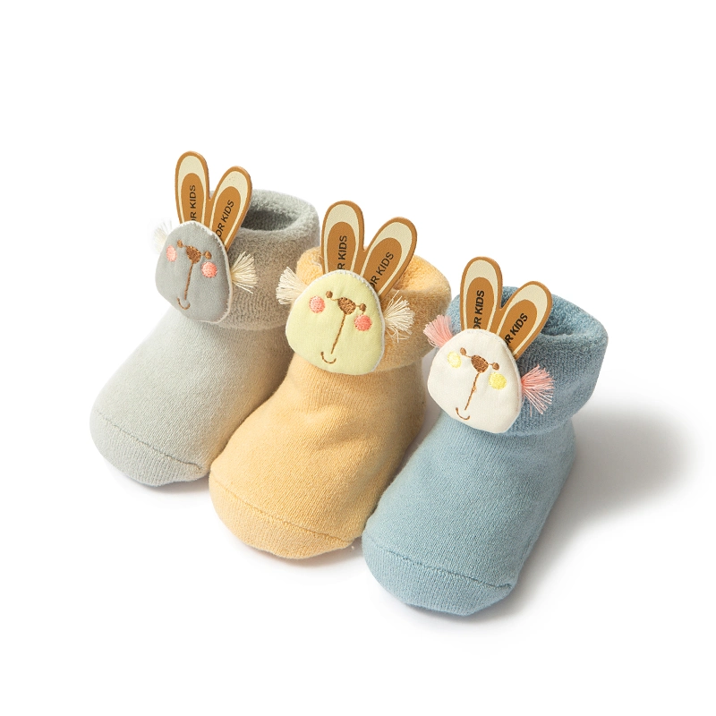 Unisex Custom Wholesale Children Baby Kids Bci Cotton Toy Terry Shoe Socks