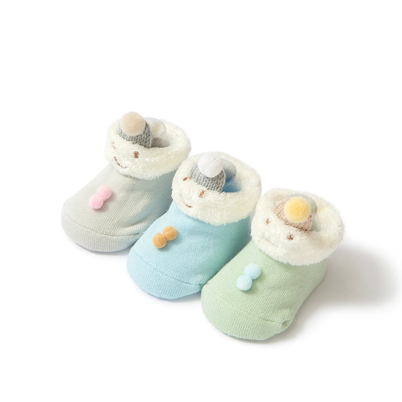 Unisex Custom Wholesale Children Baby Kids Bci Cotton Toy Terry Shoe Socks