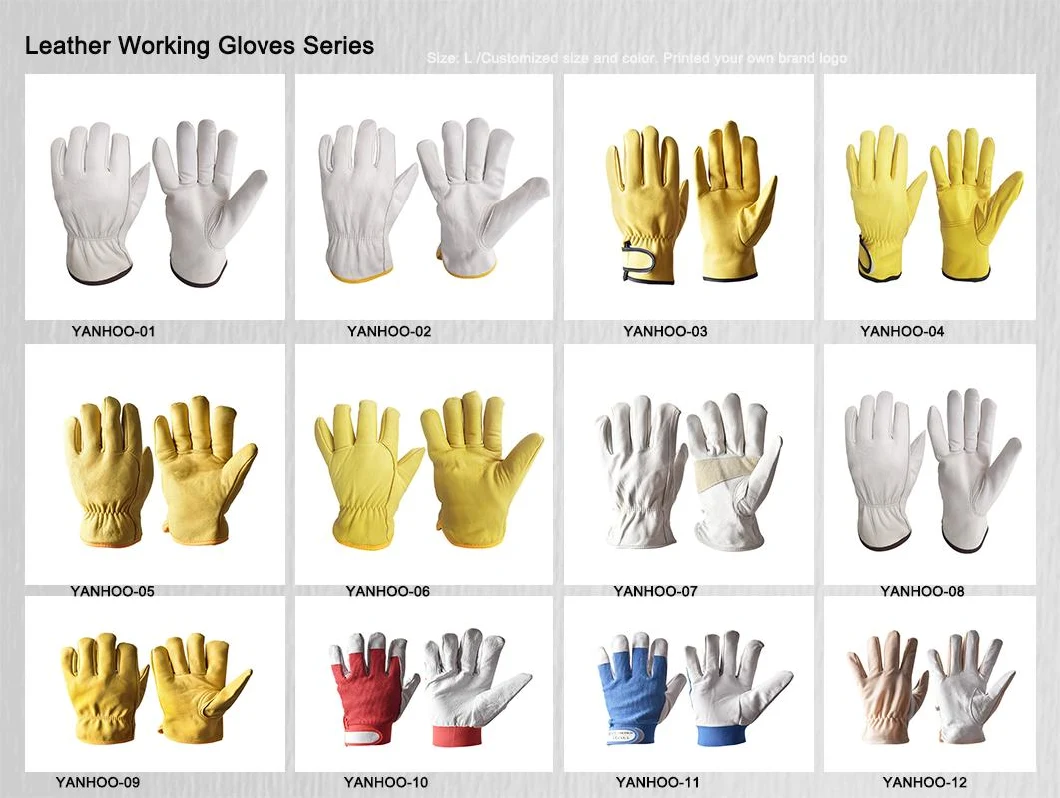 Warm Waterproof &amp; Windproof Heavy Industy Working Leather Safety Gloves