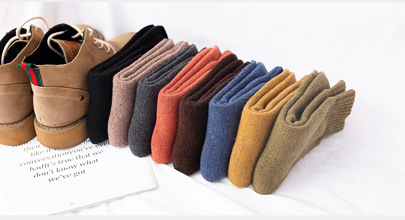 Winter Thickened Oversized Men&prime;s and Women&prime;s Warm Wool Towel Warm Socks
