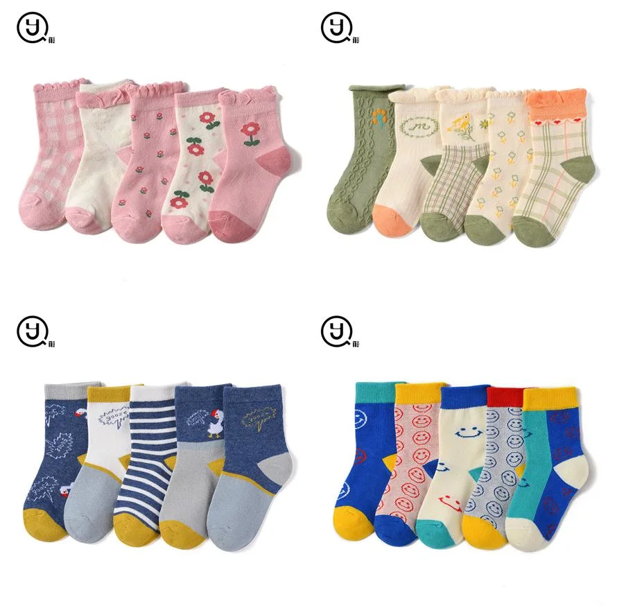 Baby and Kids Socks High Quality Hot Sale Custom Short Child Baby Cotton Socks for Kids