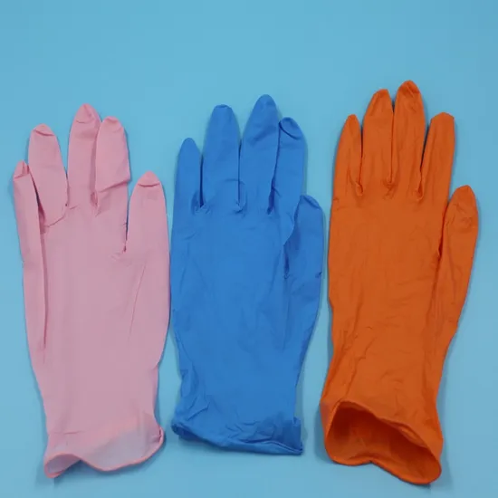 Disposable Nitrile Exam Gloves Blue Powder Free Latex