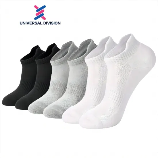 Wholesale Cotton Men′s and Women′s Sports Running Ankle Socks