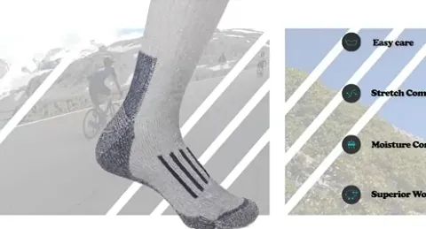Design Brand Winter Work Outside OEM Crew Factory Manufacturers Custom Sports Wool Socks 
