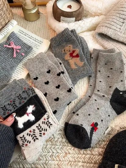 Wool Warm Socks Children′s MID