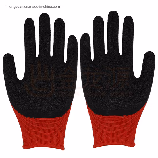 Factory Supply Attractive Price Work Latex Microfoam Spandex + Nylon 13 Gauge Gloves