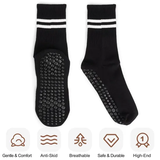 Hot Sale 2025 Factory Large Women S Non Slip with Grip Yoga Socks 