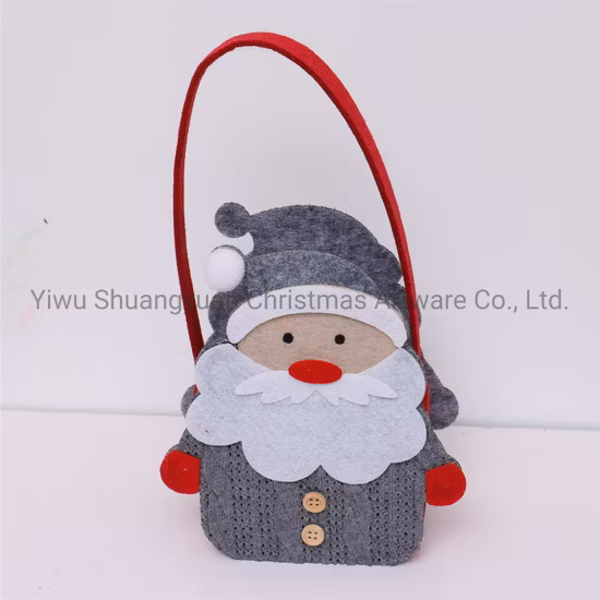 Christmas Craft Decorating Gift Bag Faceless Doll Xmas Ornament Gift Stocking Pendant Santa Claus Children Creative Nono