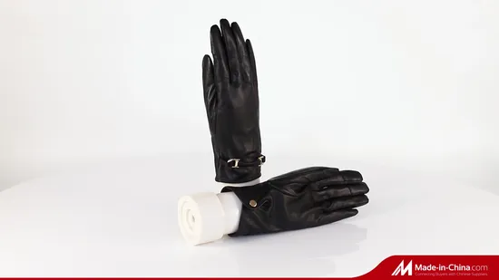 Soft & Best Quality Sheepskin Leather Gloves with Wool Lining for Women (JYG