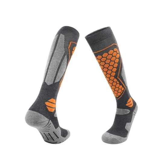 Factory Custom Winter Wool Sports Skating Ski Socks Snowboard Skateboard Socks Knee High Ski Socks 
